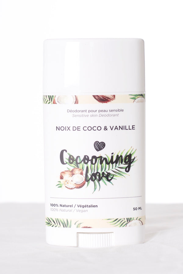Déodorant peaux sensibles coco/vanille